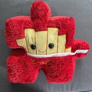 Pluzzles Fries Plush Stuffed Toy Fair Food Red Puzzle Piece Yoonique